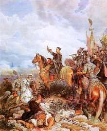 220px King John III Sobieski blessing Polish attack on Turks in Vienna 1683