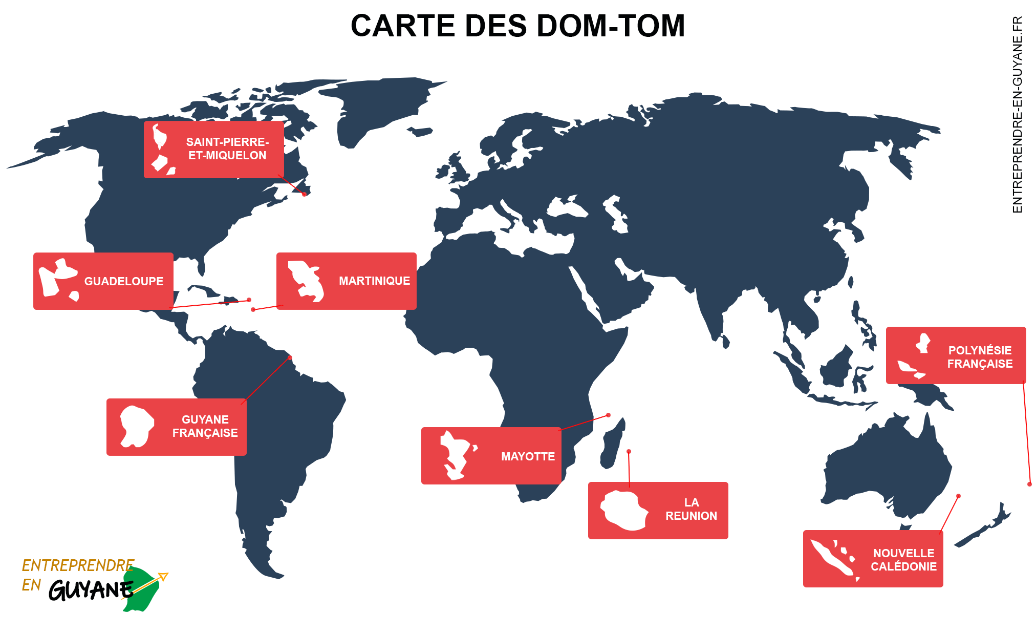 carte dom tom