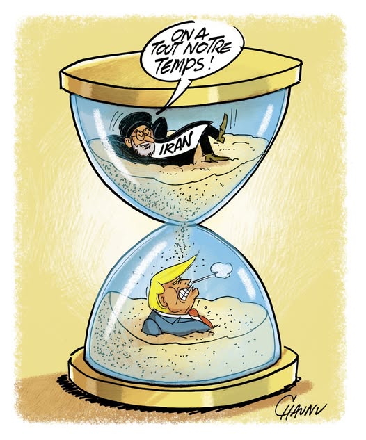 iran us sablier