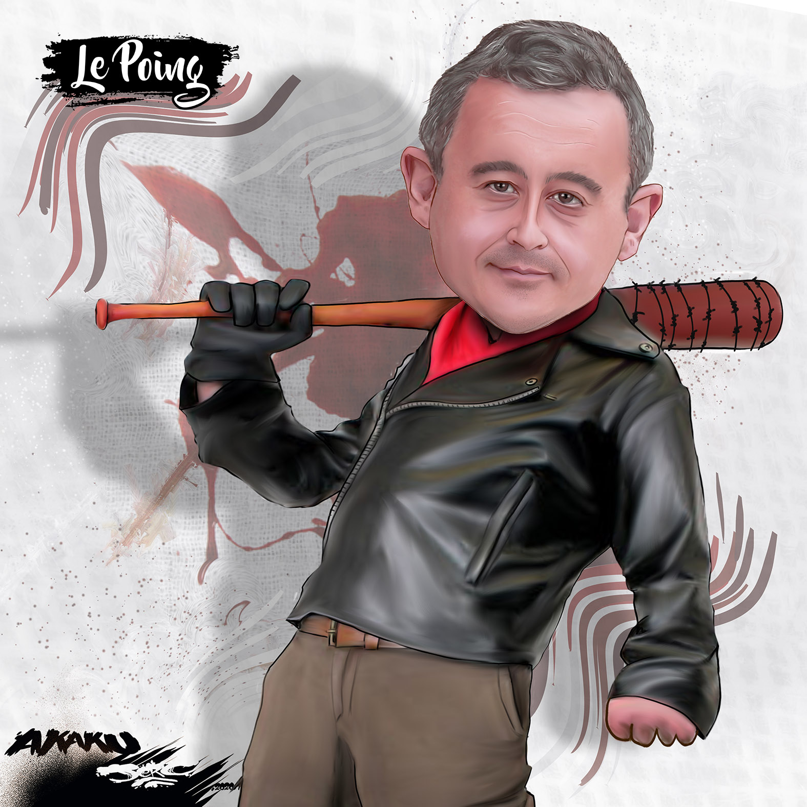 jerc caricature darmanin negan tioniste st 2020 11 23 le poing