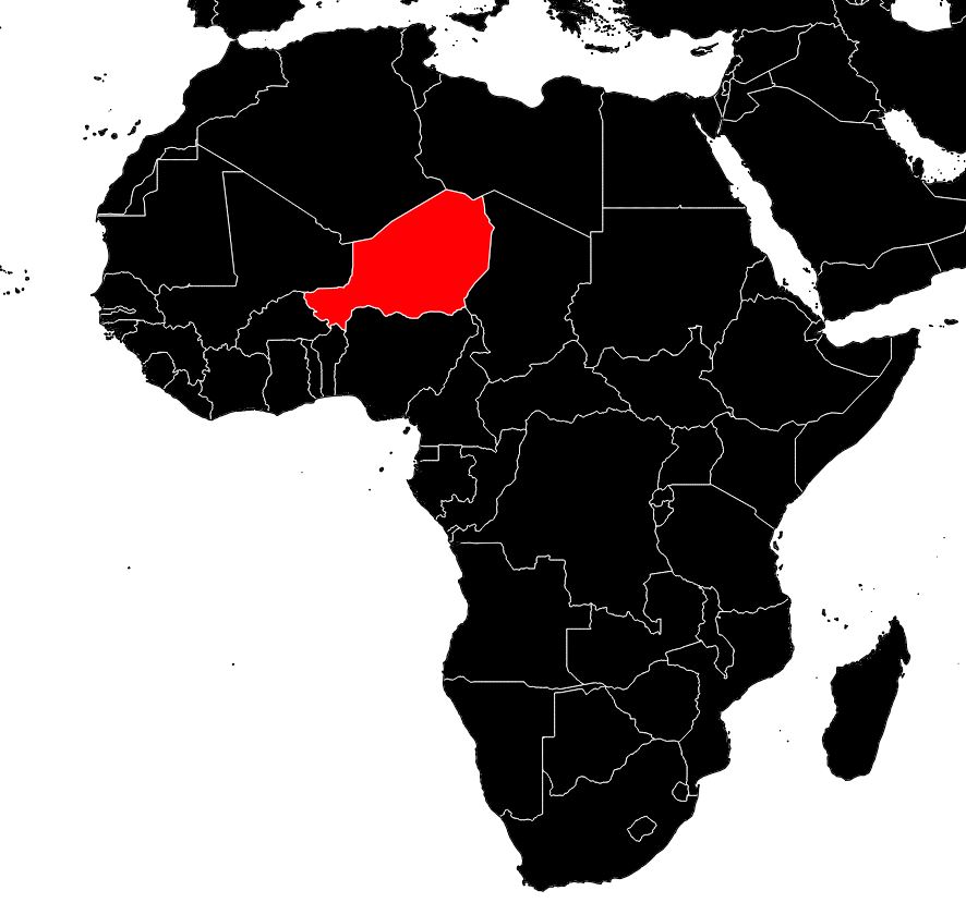 niger carte afrique