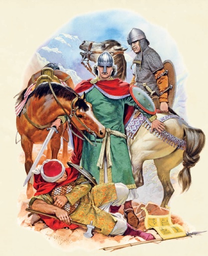 Spanische Soldaten während der Reconquista