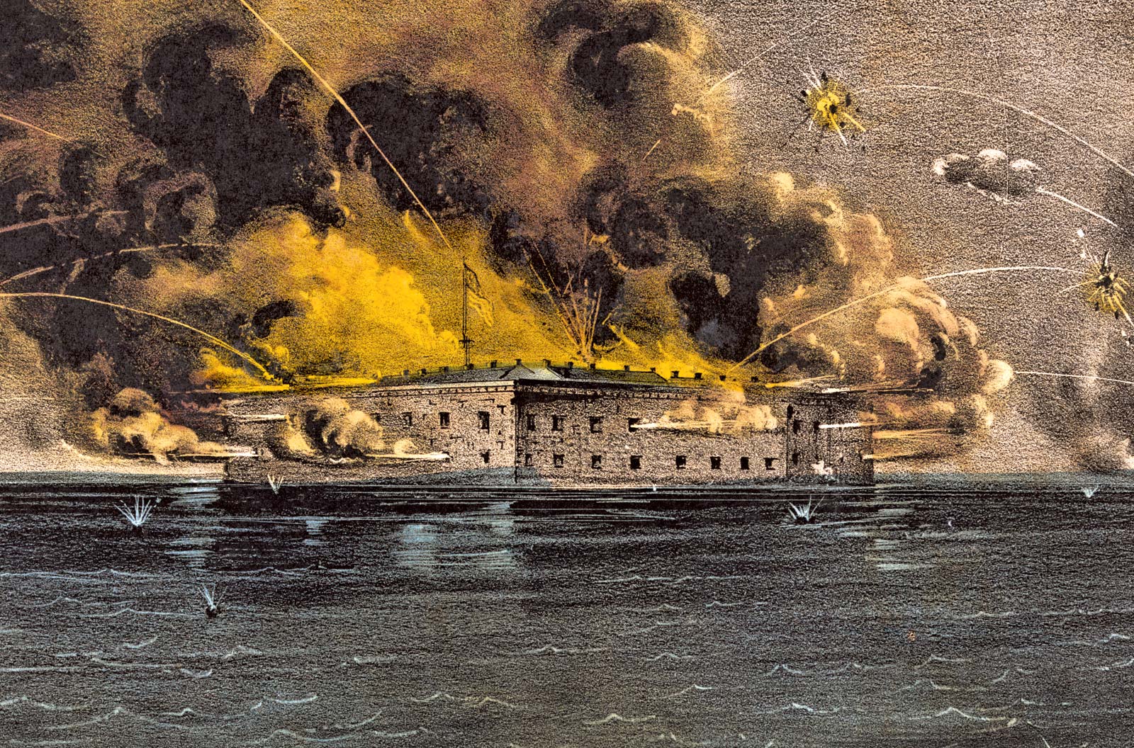 forces Confederate Fort Sumter Charleston South Carolina April 12 1861