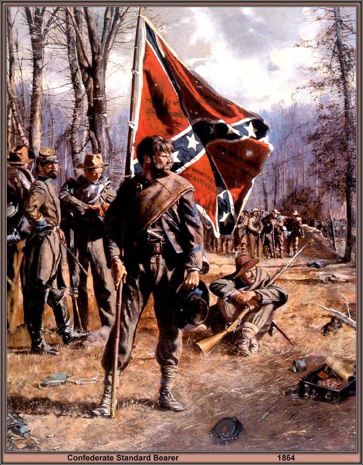 soldats confédérés