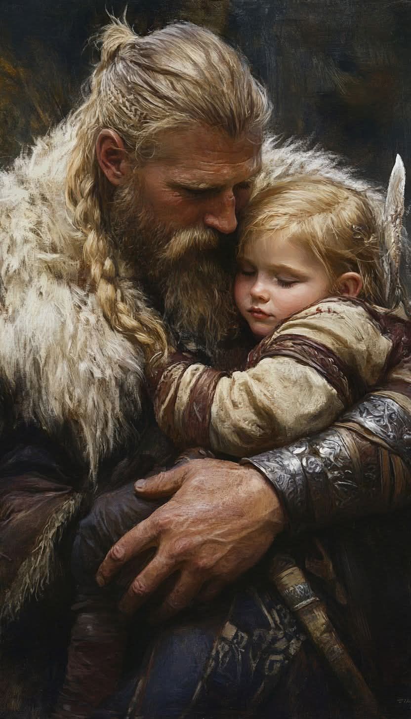 viking avec enfant